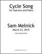 Cycle Song Vocal Solo & Collections sheet music cover